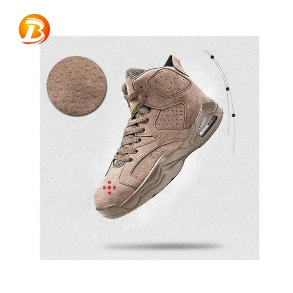 Custom fashion breathable wear-resistant rubber-soled basketball shoes for men 