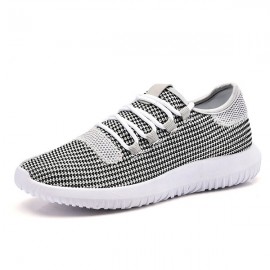 Lace Up Mesh Causal Outdoor Sport Running Breathable Flat Shoes