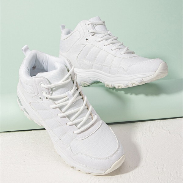 Women Casual Lace Up Slip Resistant Clunky Sneakers 