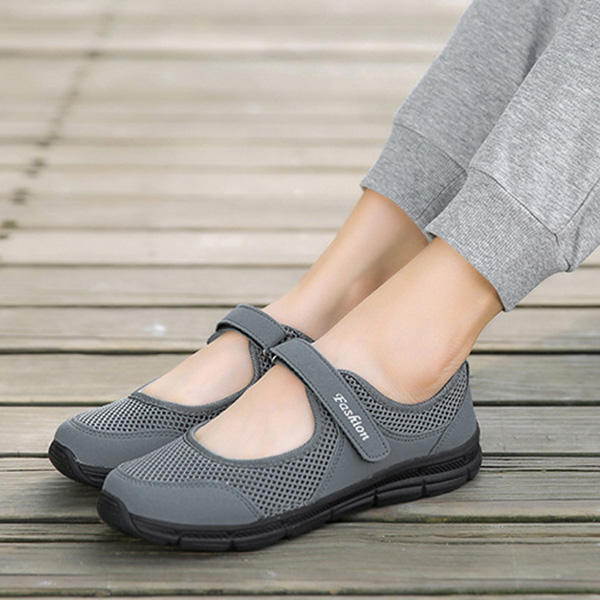 Casual Mesh Light Soft Sole Breathable Outdoor Sport Flats 